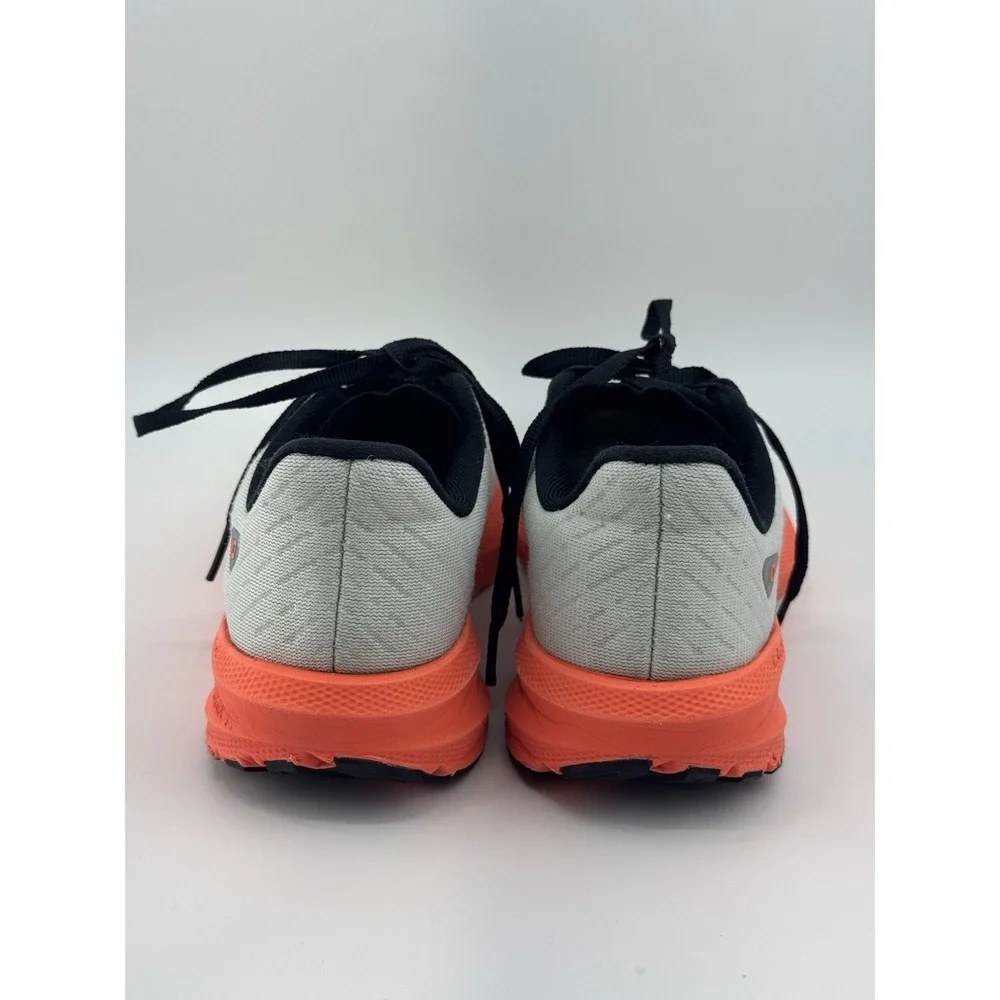 Brooks Launch 10 Women's White Firery Coral Running 1203981B410  Size 8 B